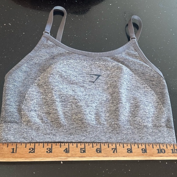 Gymshark Heather Gray Sports Bra size S - Picture 4 of 5